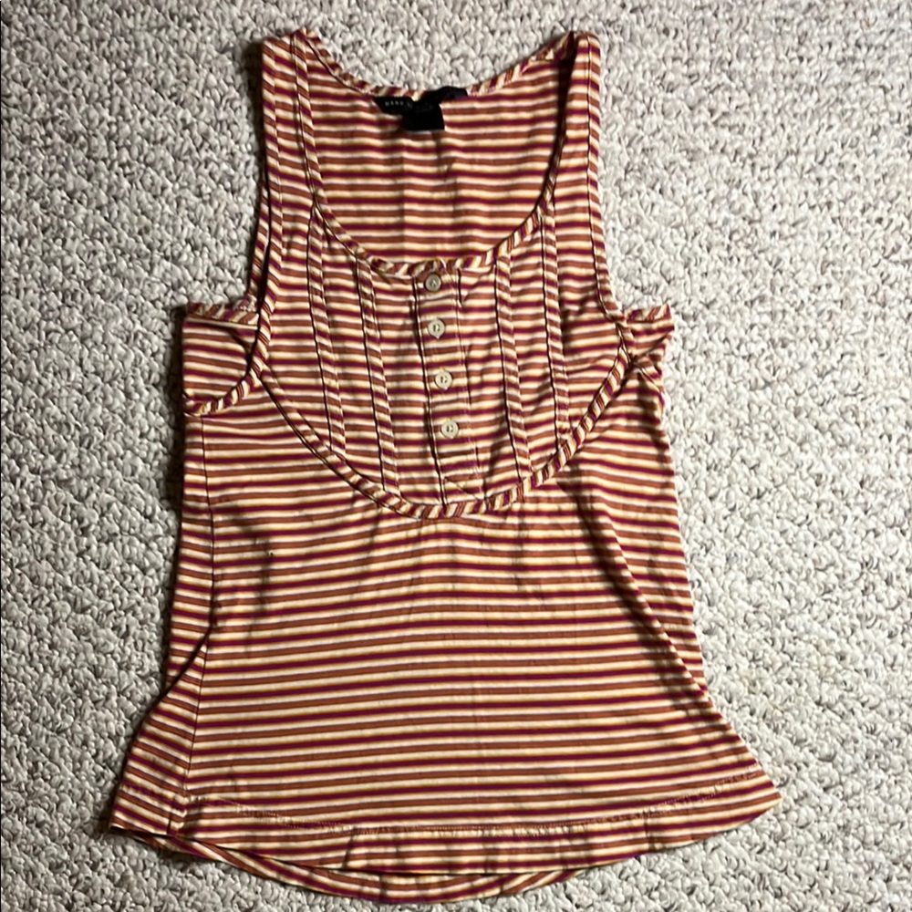 Marc By Marc Jacobs Striped Sleeveless Top